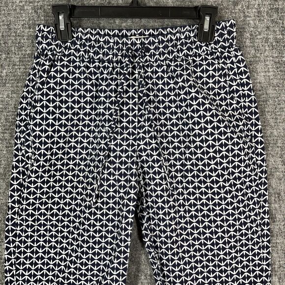 J Crew Pants Womens 4 Linen Bottoms Ankle Capri Tapered-Leg‎ Elastic-Waist Chino - Picture 3 of 11